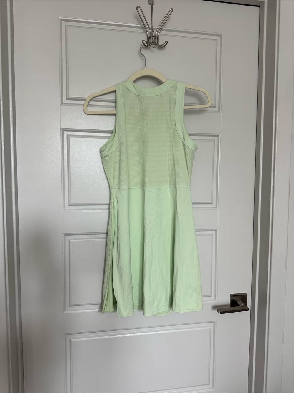 ❗️SOLD❗️Lululemon Light Green Athletic Zip-Front Tank Dress - Picture 4 of 5